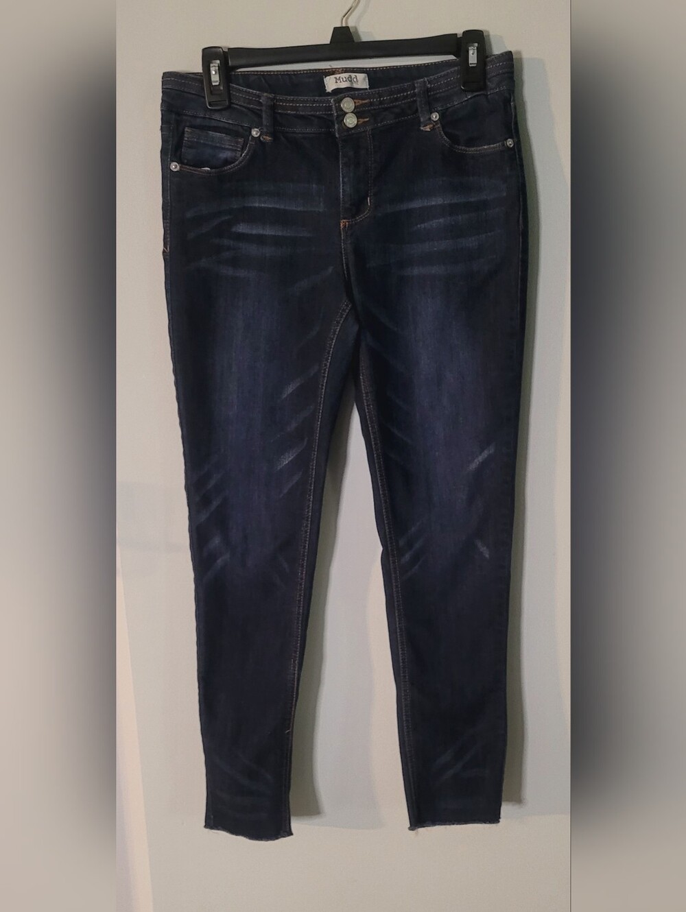 Junior's MUDD Dark Indigo Stretch Skinny Jeans